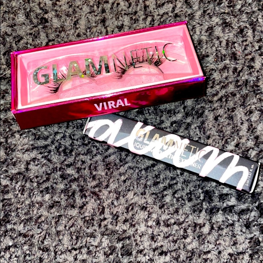 Glamnetic BRAND NEW Viral lashes& magnetic liner